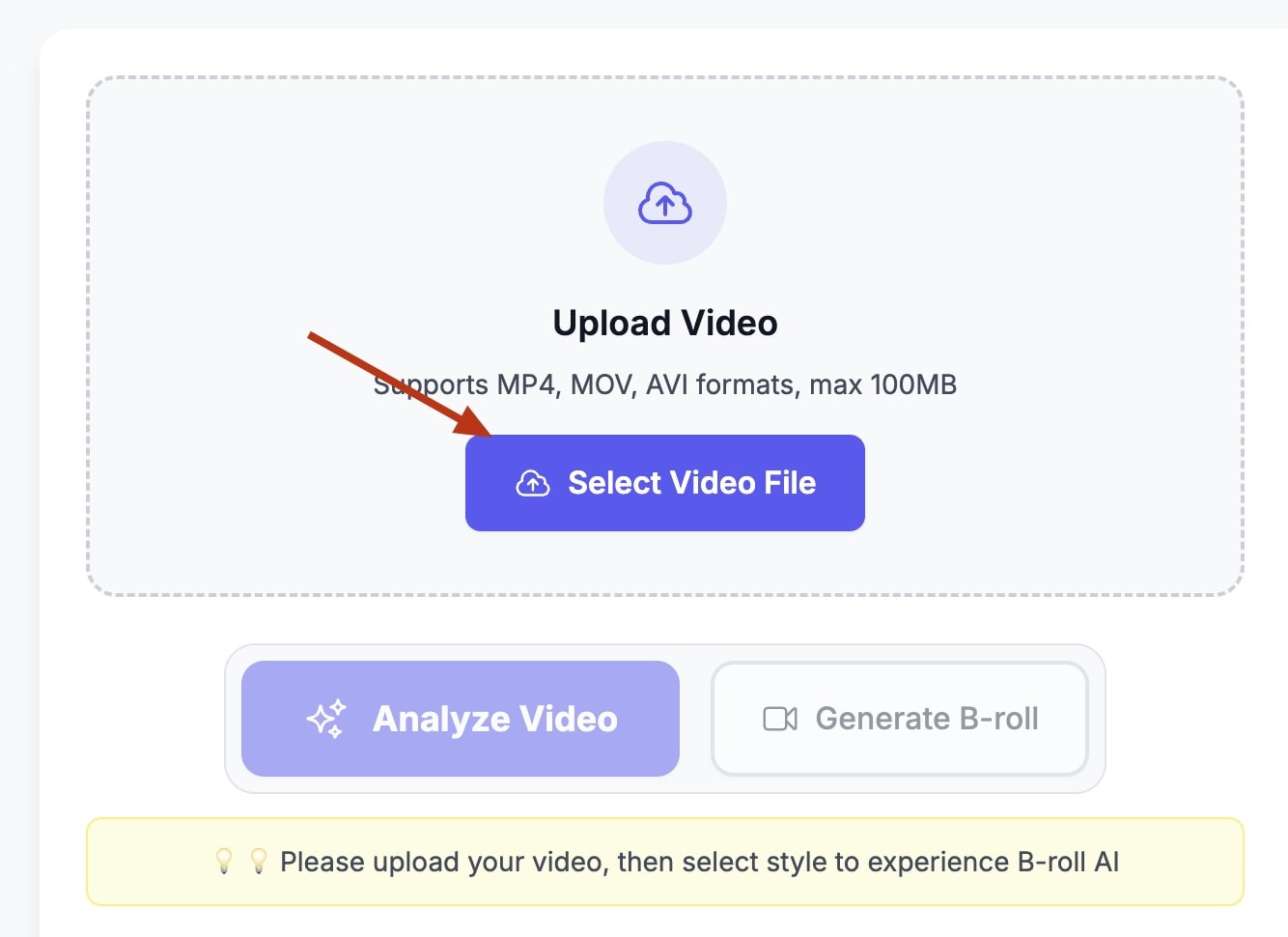 Step 1: Upload Your Video